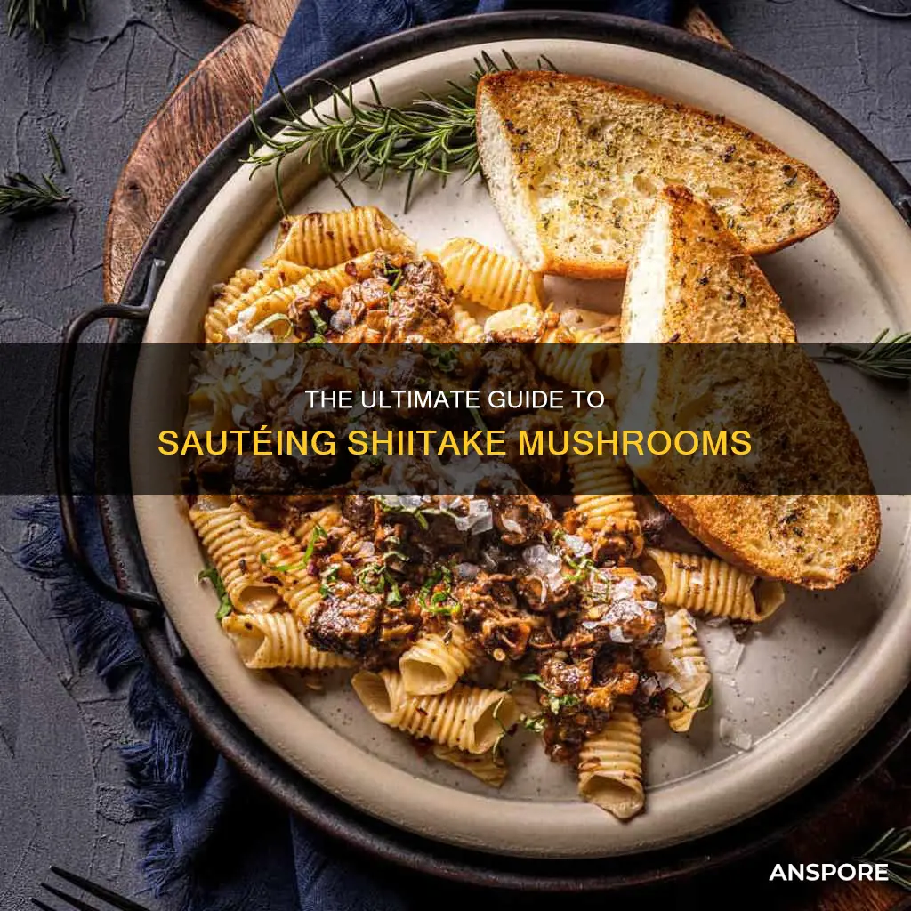 how to saute shiitake mushrooms