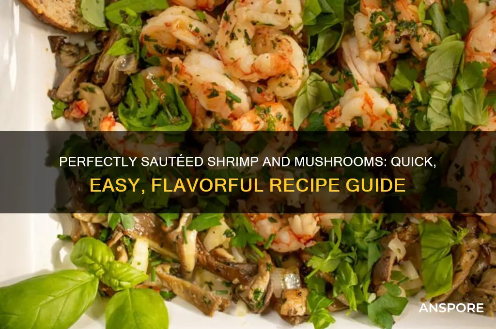 how to saute shrimp and mushrooms