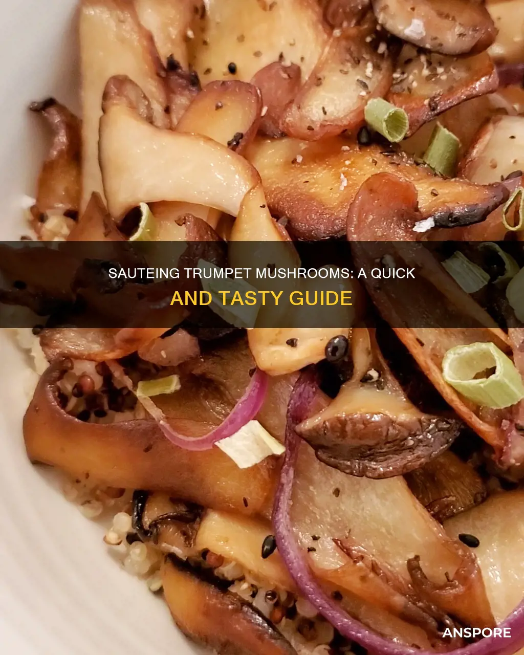 how to saute trumpet mushrooms