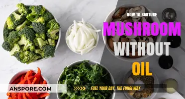 Sauté Mushrooms Oil-Free: A Healthy, Flavorful Cooking Technique