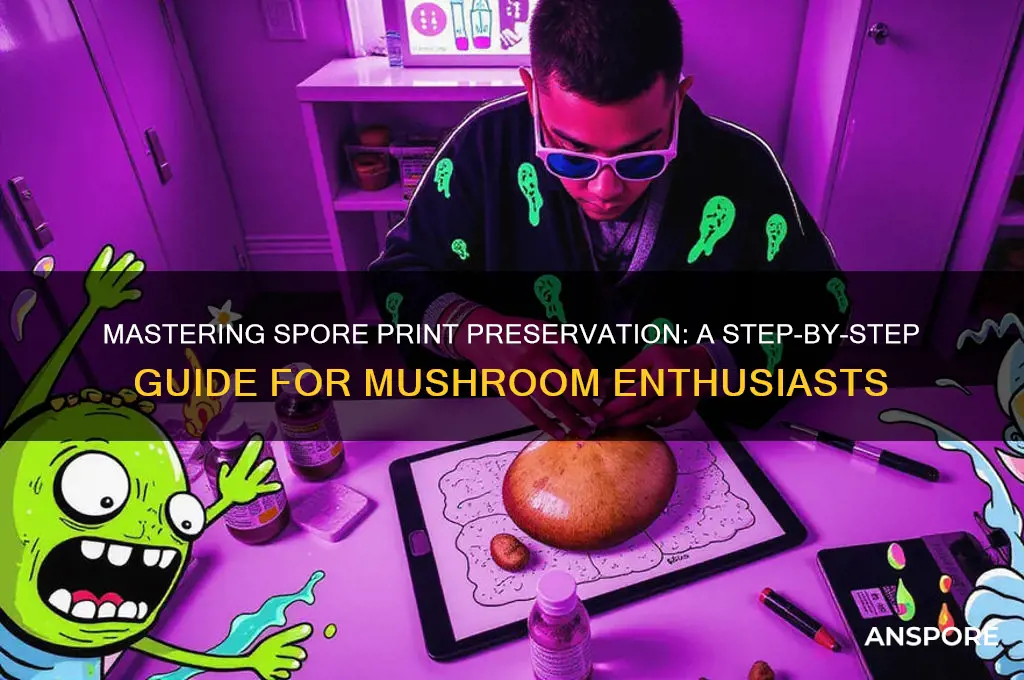 how to save a spore print