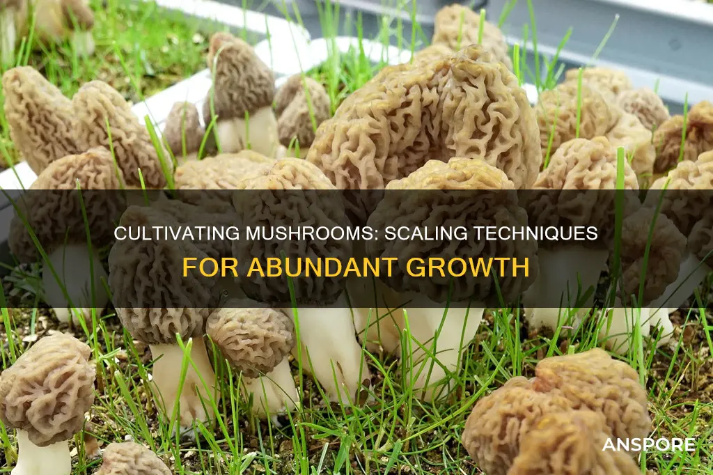 how to scale mushrooms