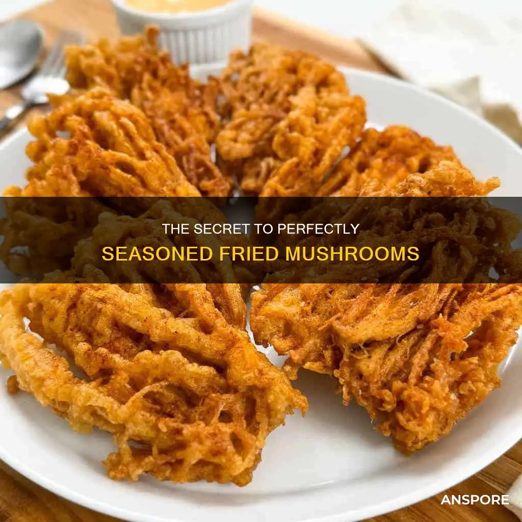 how to season fried mushrooms