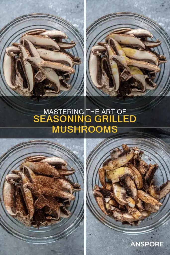 how to season grilled mushrooms