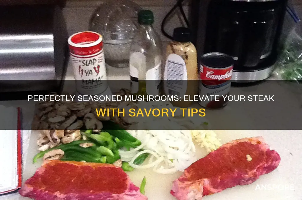 how to season mushrooms for steak