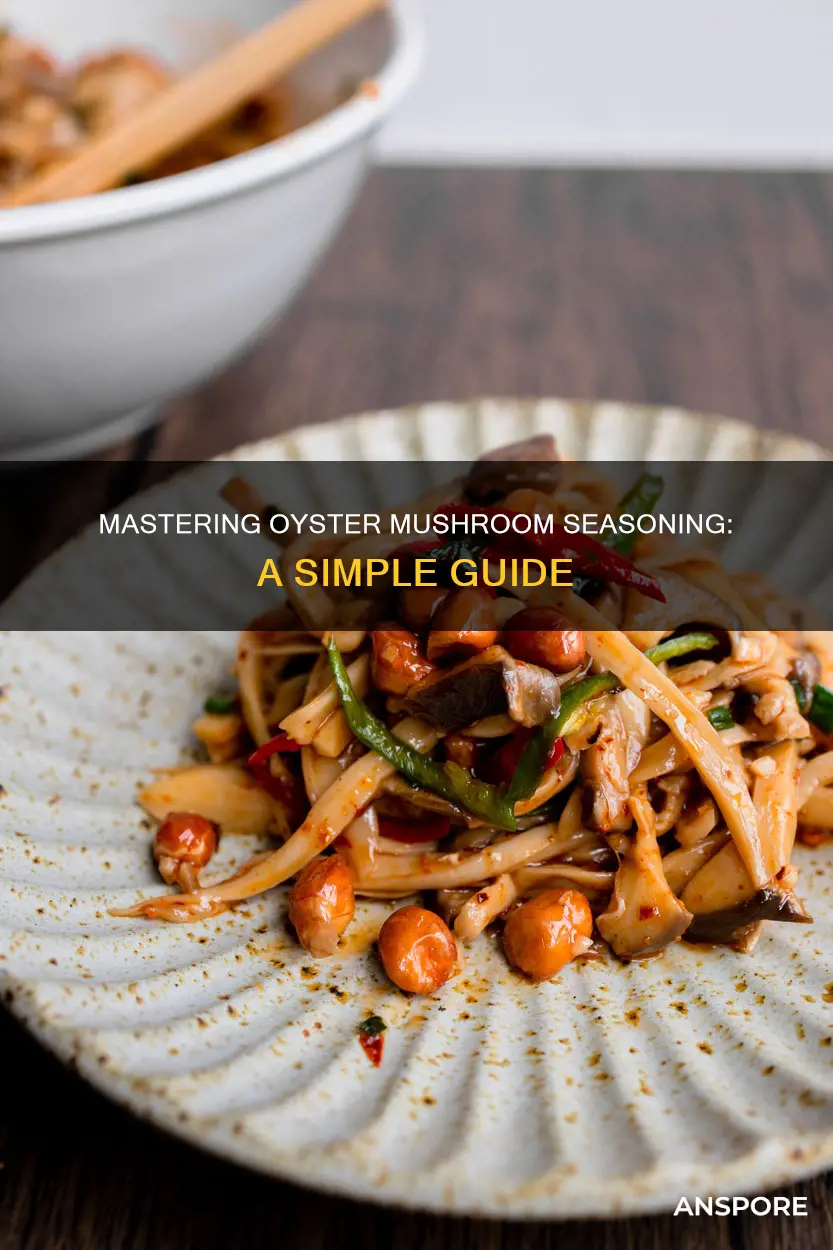 how to season oyster mushrooms