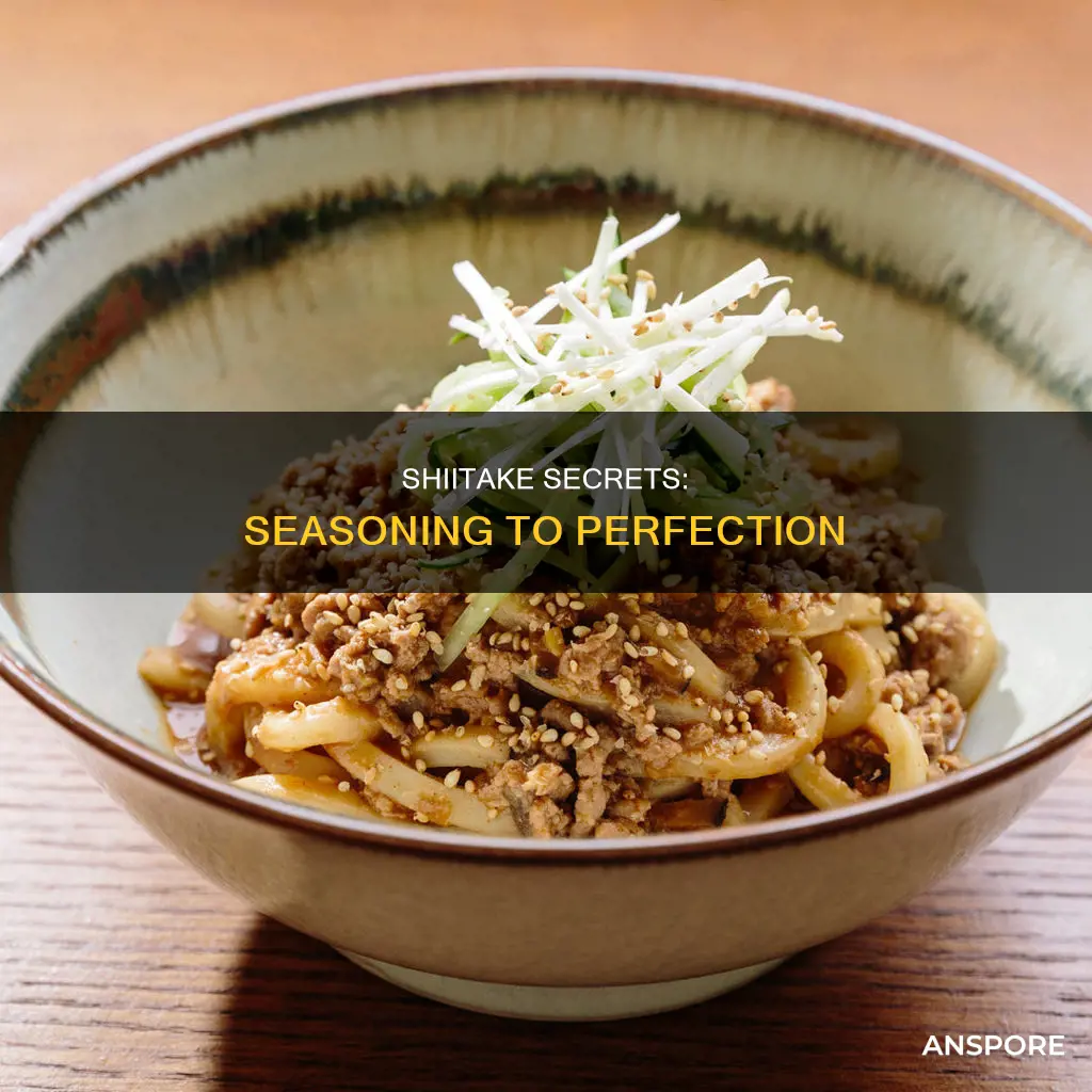 how to season shiitake mushrooms