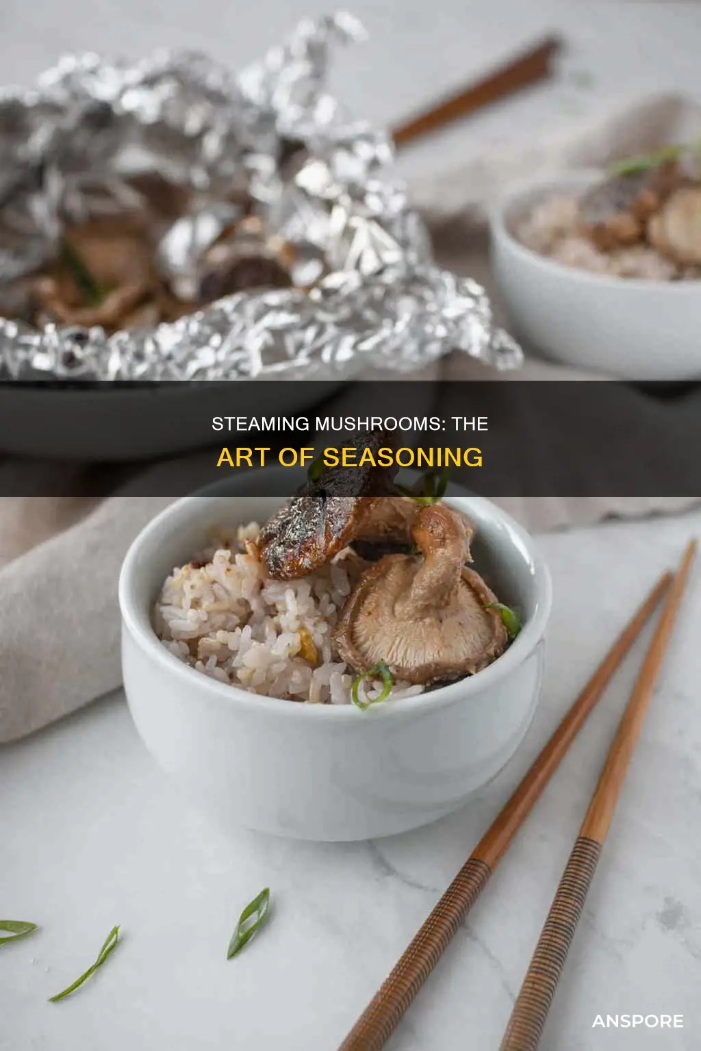 how to season steamed mushrooms