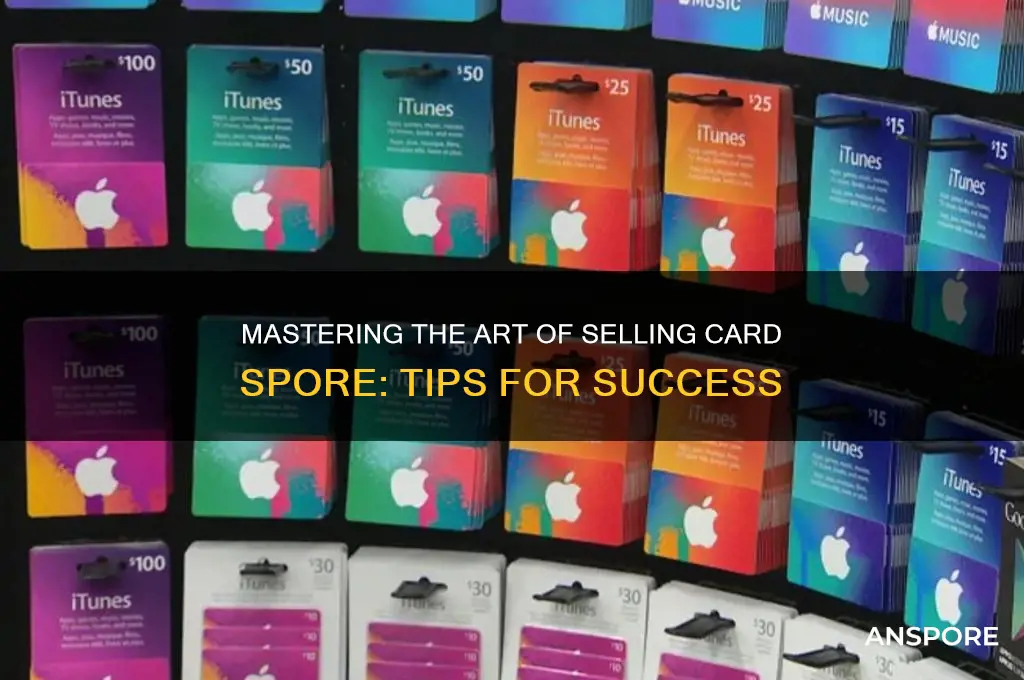 how to sell card spore