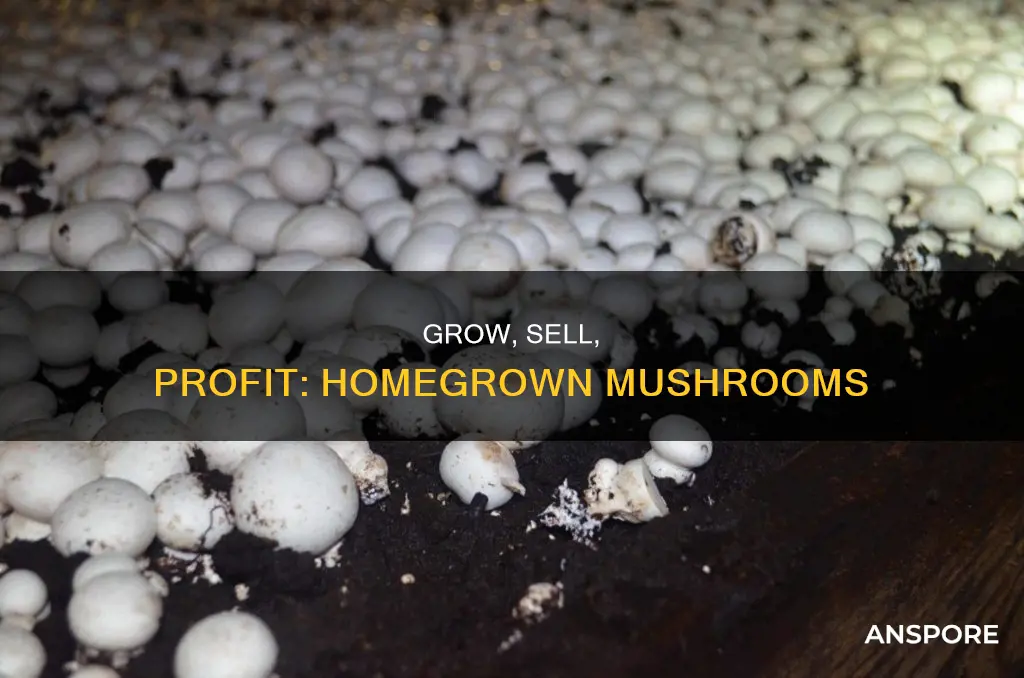 how to sell homegrown mushrooms