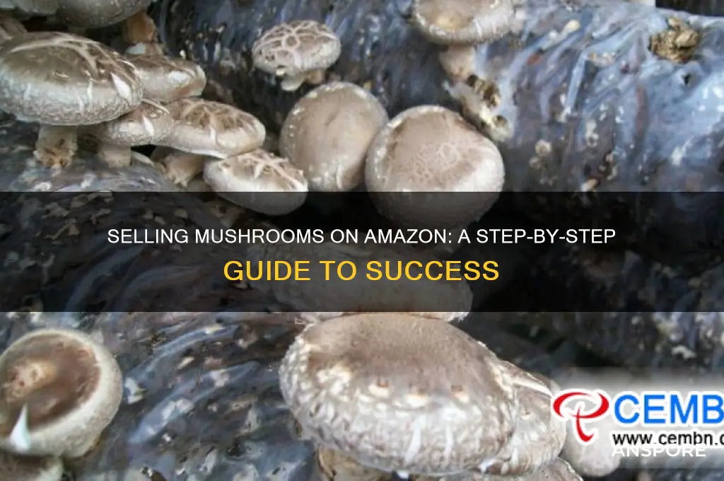 how to sell mushroom in amazon
