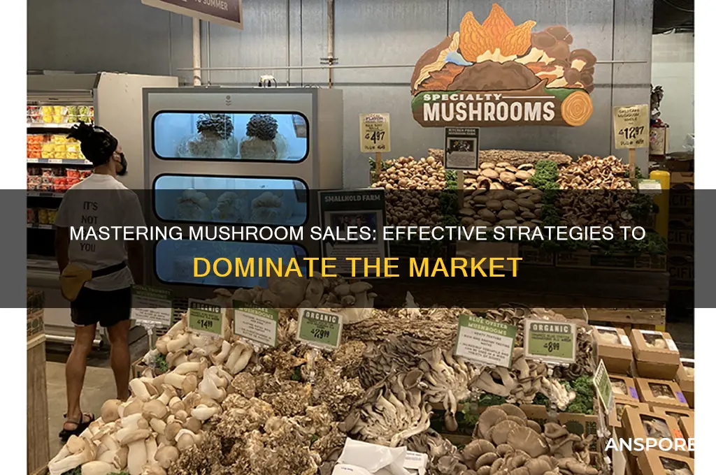 how to sell mushroom in market
