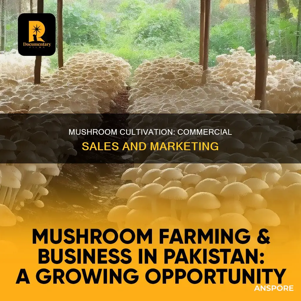 how to sell mushrooms commercially