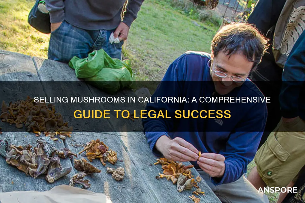 how to sell mushrooms in california