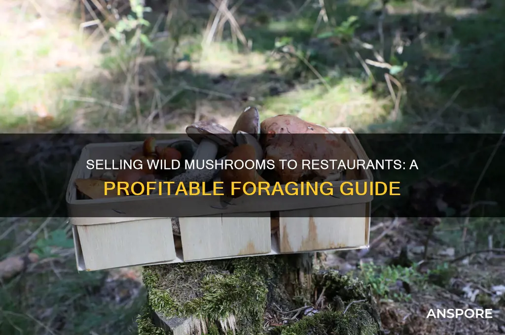 how to sell wild mushrooms to restaurants