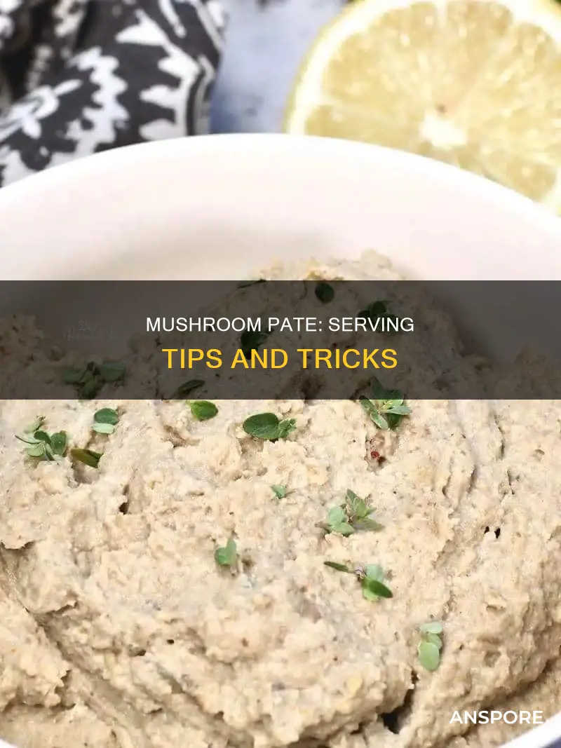 how to serve mushroom pate