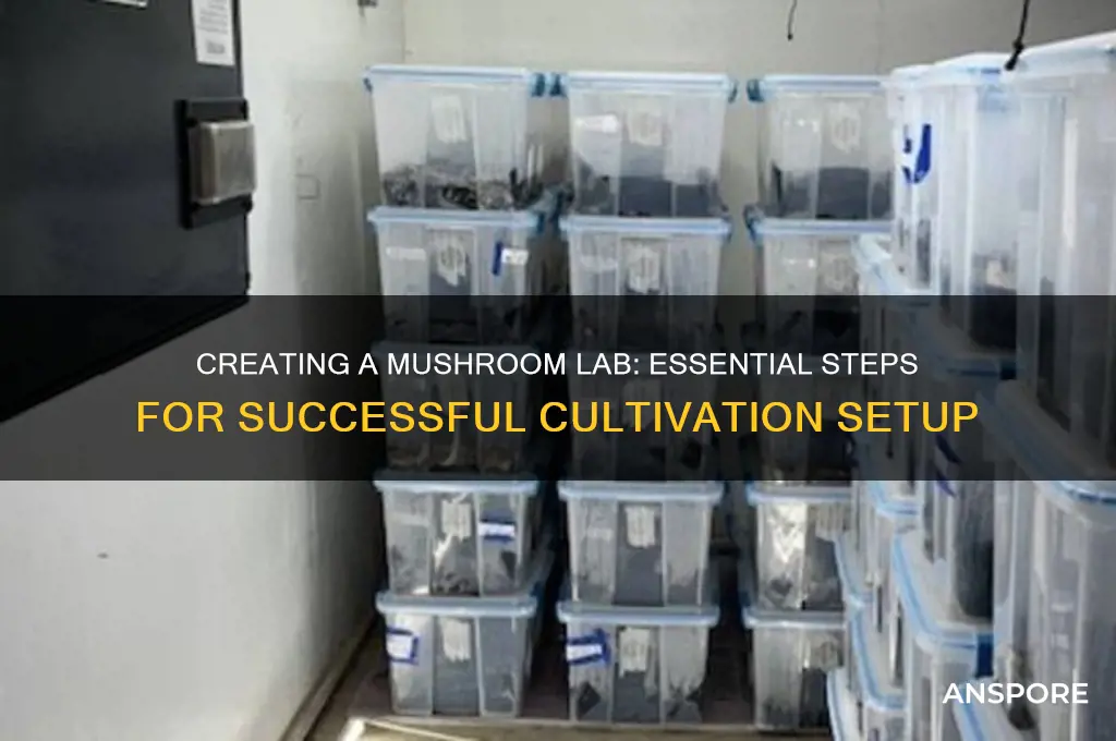 how to set up a mushroom lab