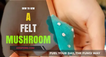 Crafting Cute Felt Mushrooms: A Step-by-Step Sewing Guide