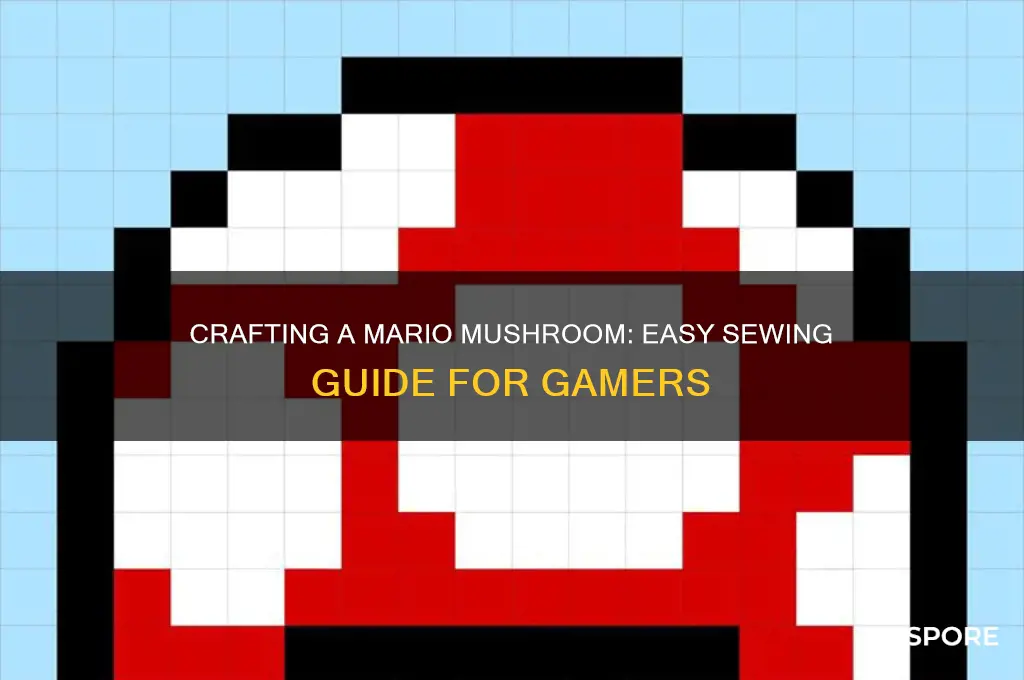 how to sew a mario mushroom