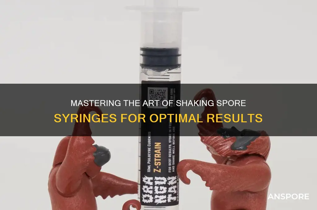 how to shake spore syringe
