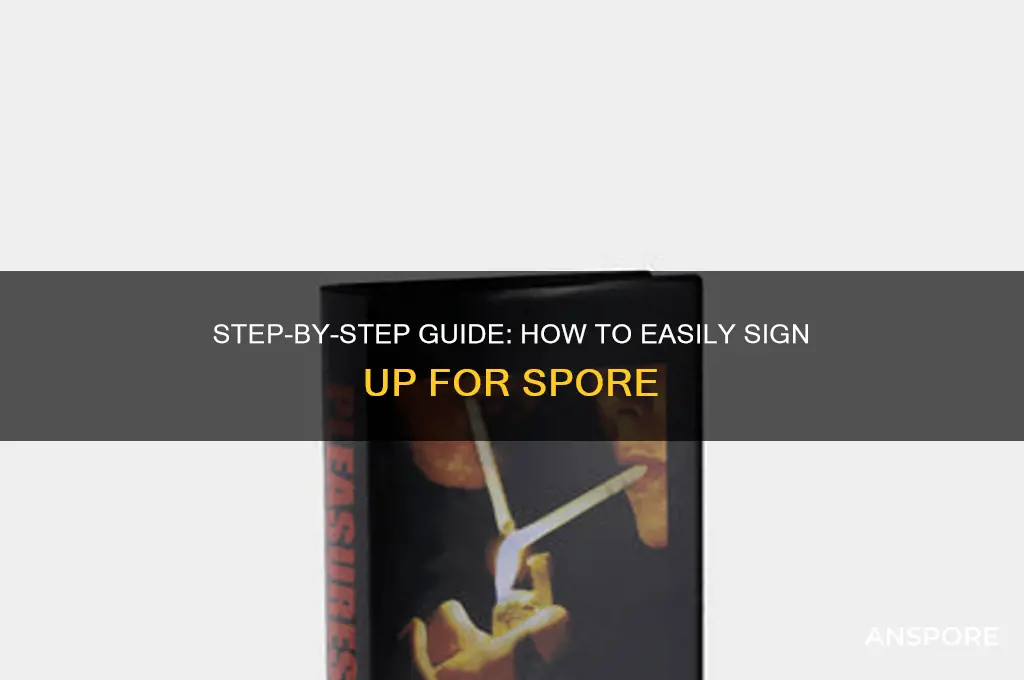 how to sign up for spore