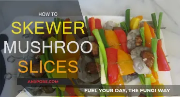 Skewering Mushroom Slices: The Right Way