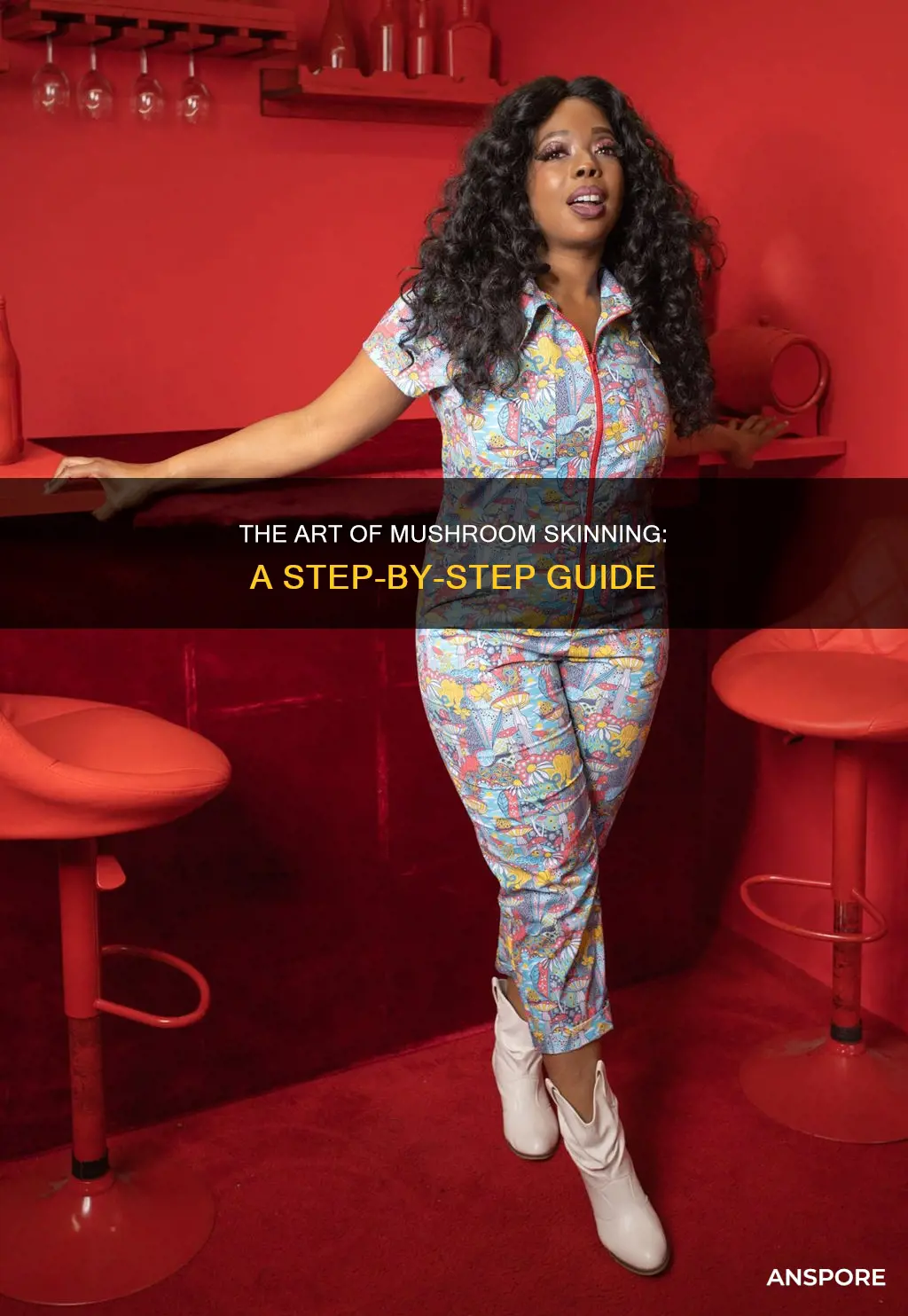 how to skin a mushroom