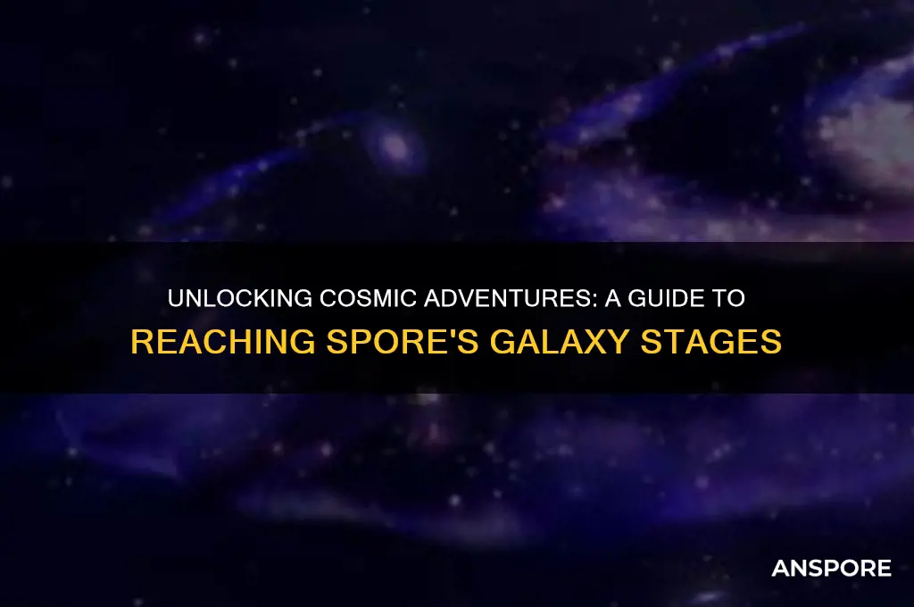 how to skip to the galaxy levels of spore