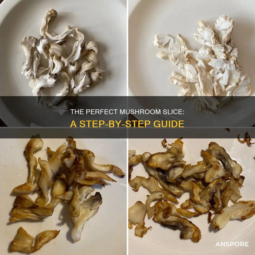 how to slice a mushroom