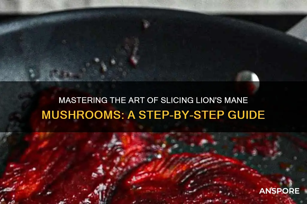 how to slice lion