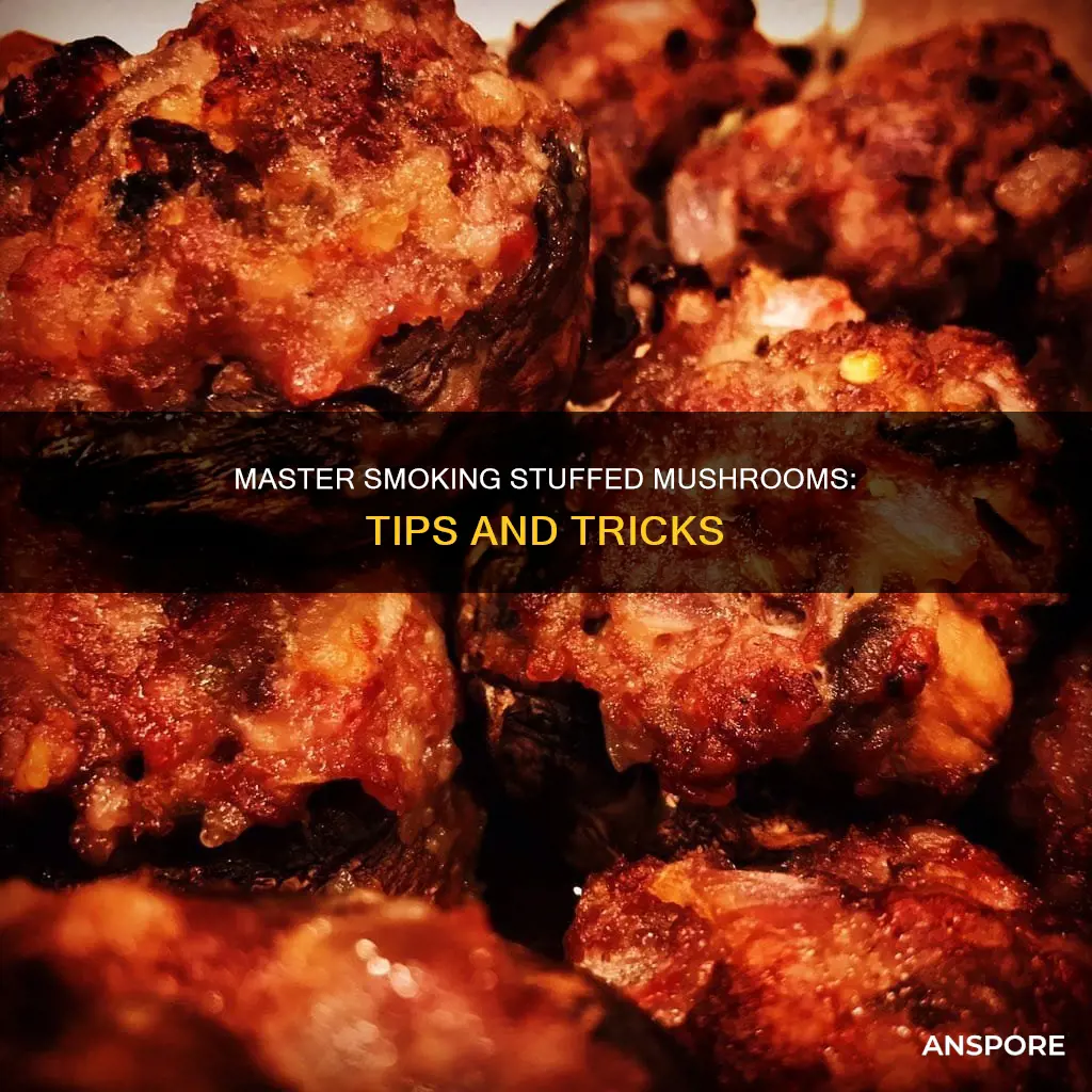 how to smoke stuffed mushrooms