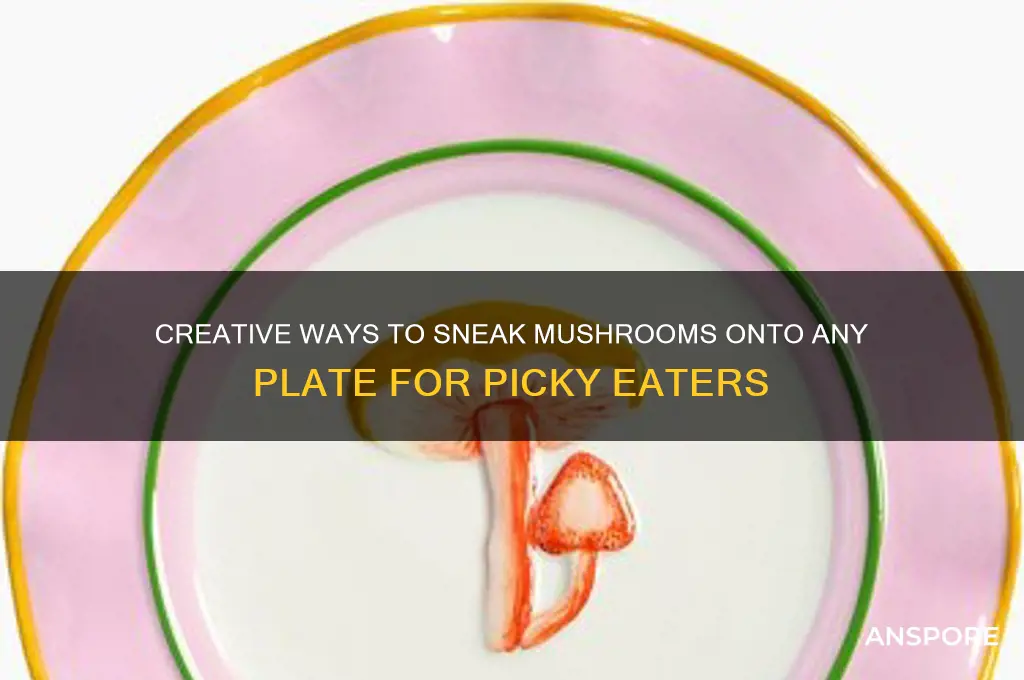 how to sneak mushrooms on a plate