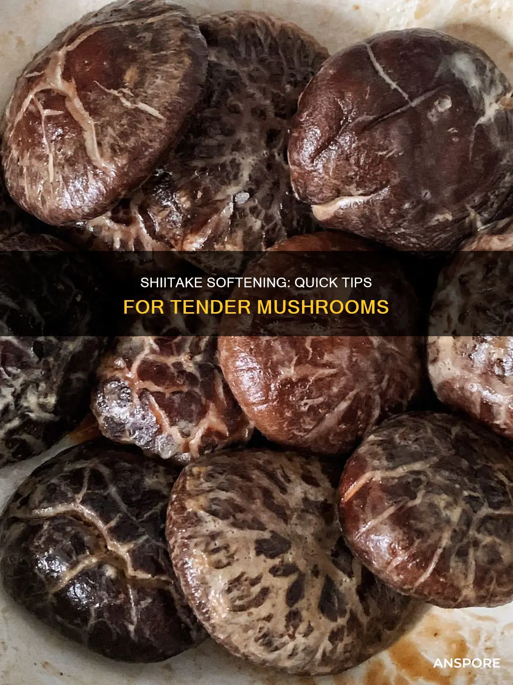 how to soften shiitake mushrooms