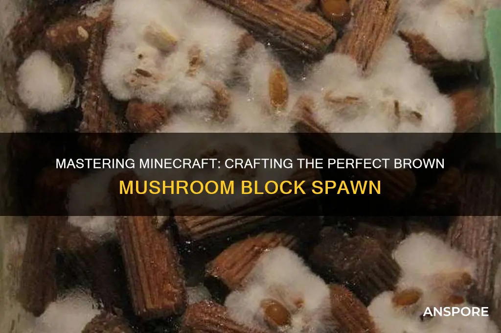 how to spawn a brown mushroom block