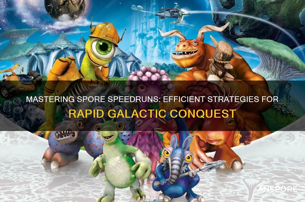 how to speedrun spore
