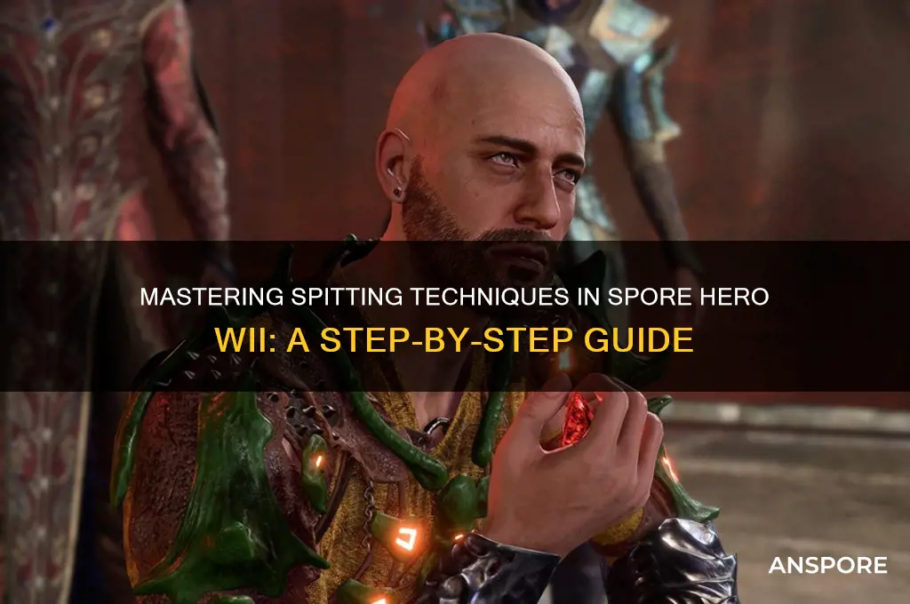 how to spit in spore hero wii