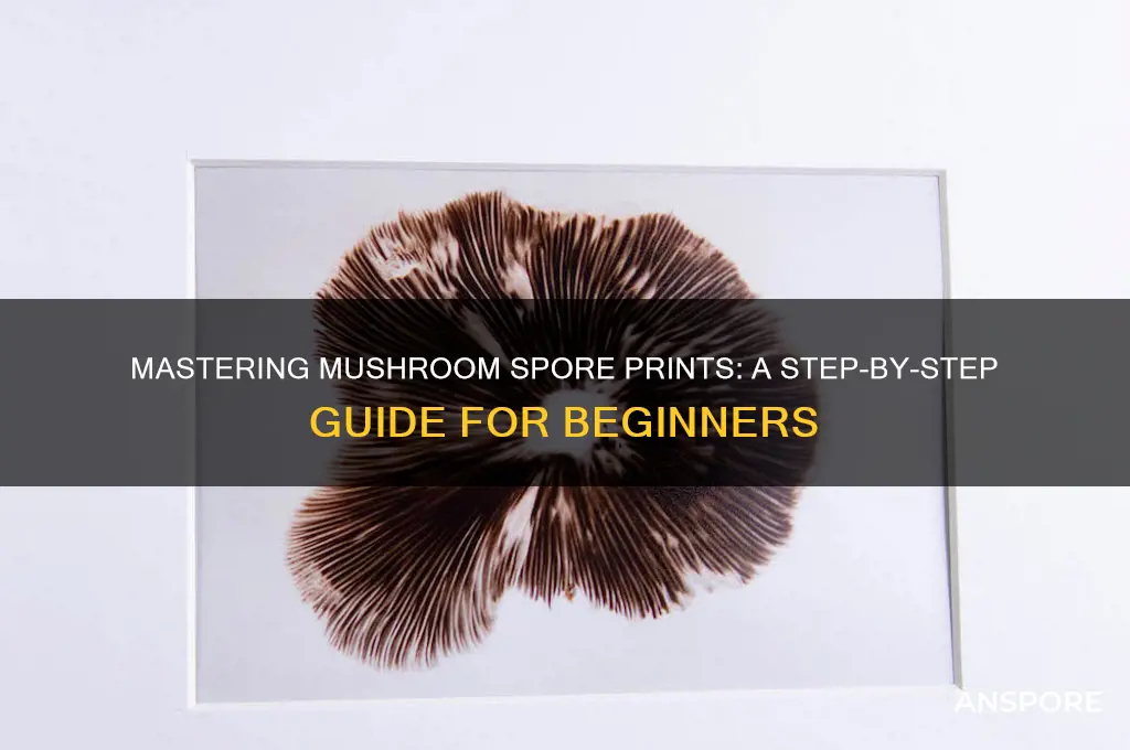 how to spore print a mushroom