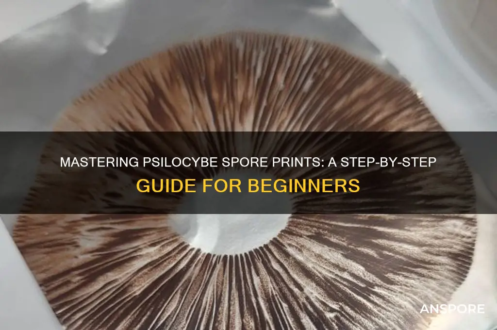 how to spore print psilocybe