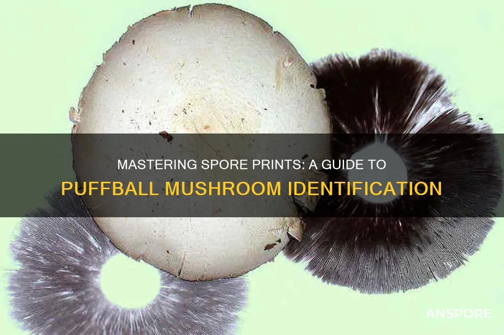how to spore print puffball mushroom