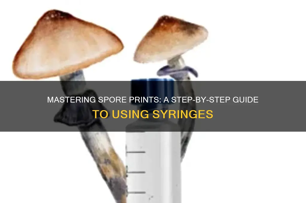 how to spore print syringe