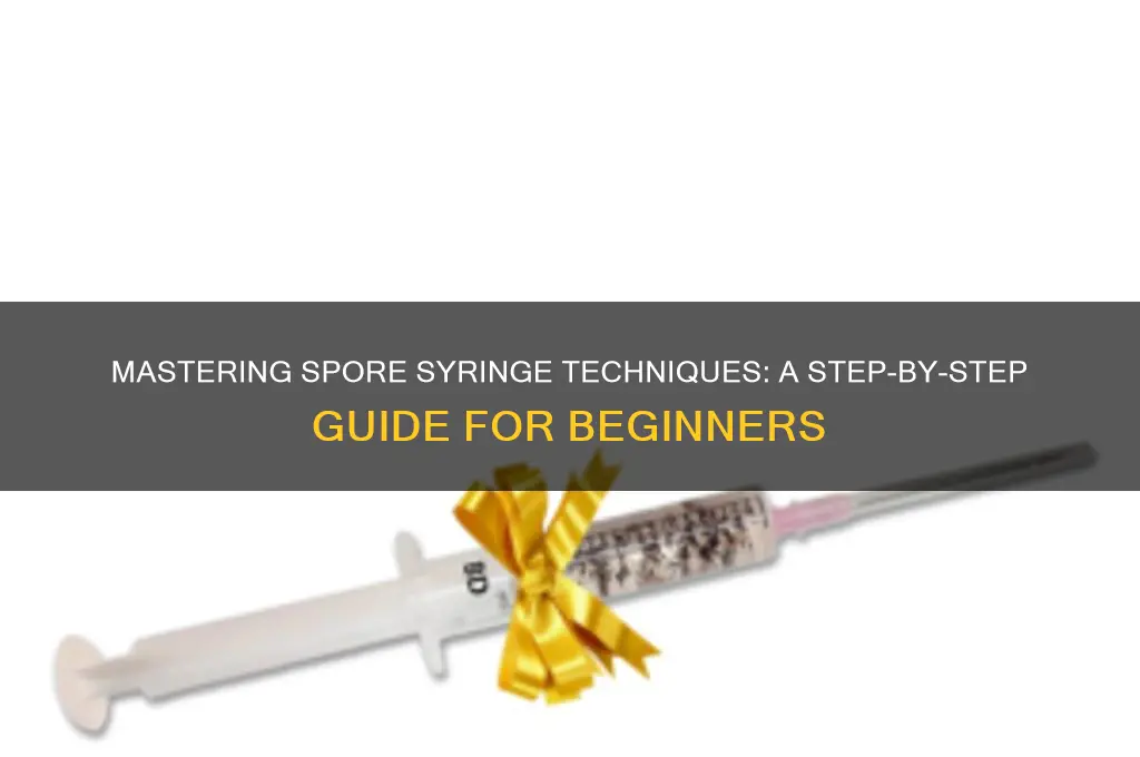 how to spore syringe