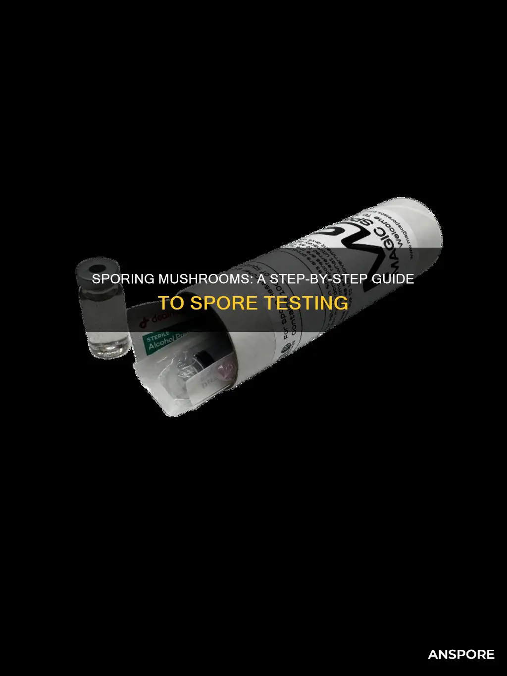 how to spore test mushrooms