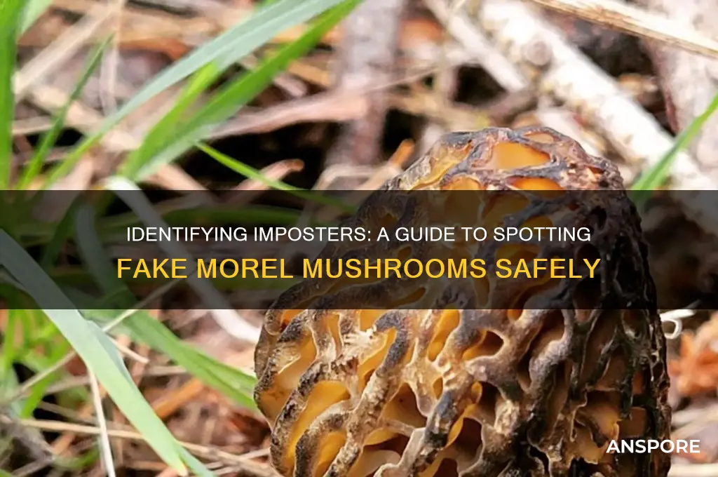 how to spot fake morel mushrooms