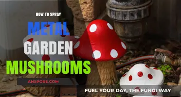 Spray Painting Metal Garden Mushrooms: A Step-by-Step DIY Guide