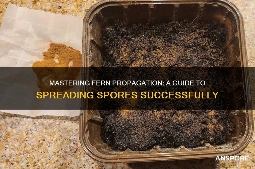 how to spread fern spores