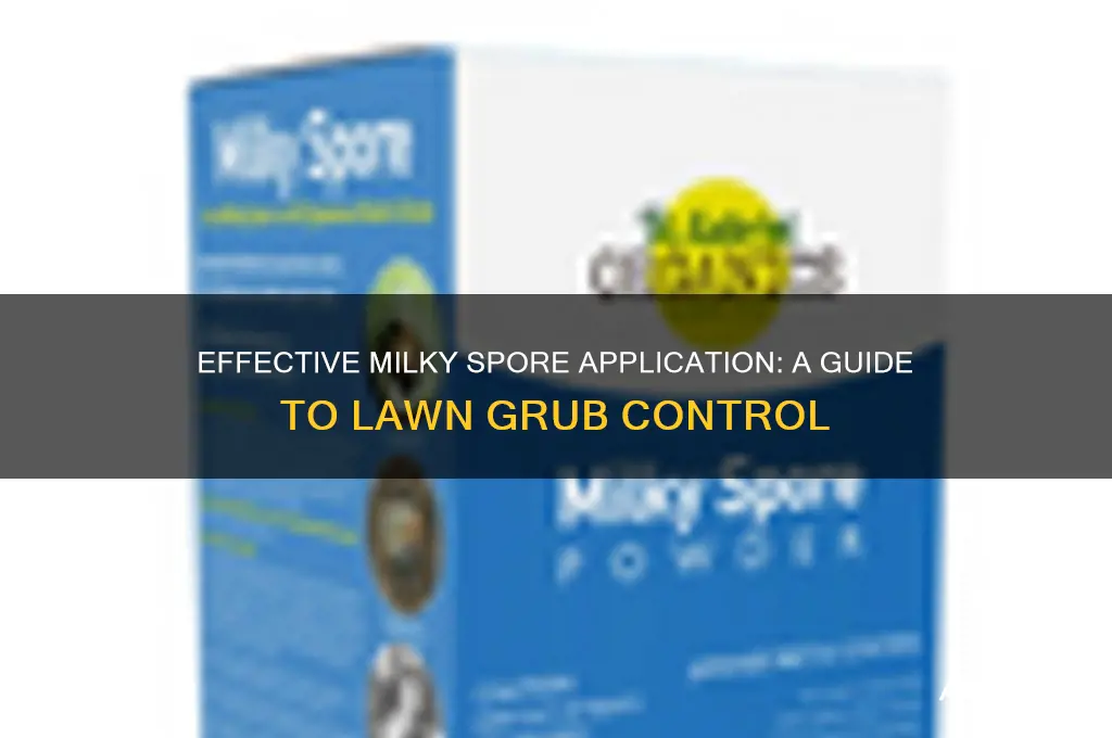 how to spread milky spore