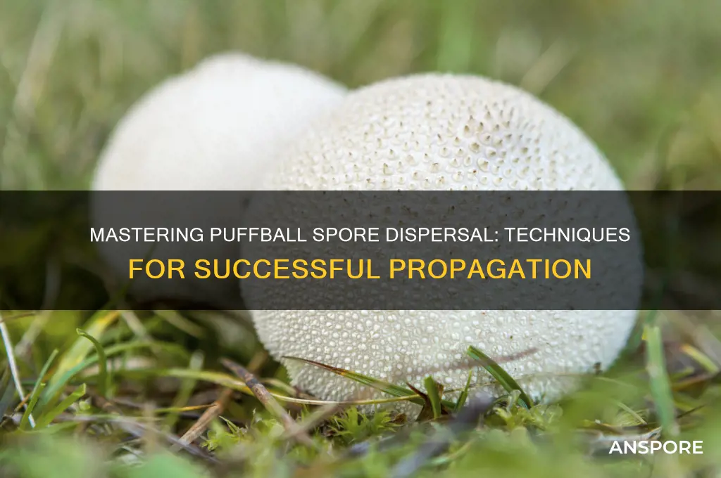 how to spread puffball spores