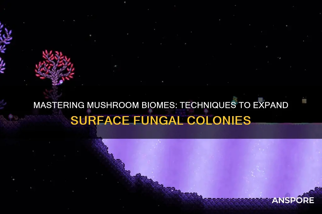 how to spread surface mushroom biome