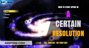 Launch Spore in Your Desired Resolution: A Simple Step-by-Step Guide