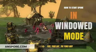 Launch Spore in Windowed Mode: A Simple Step-by-Step Guide